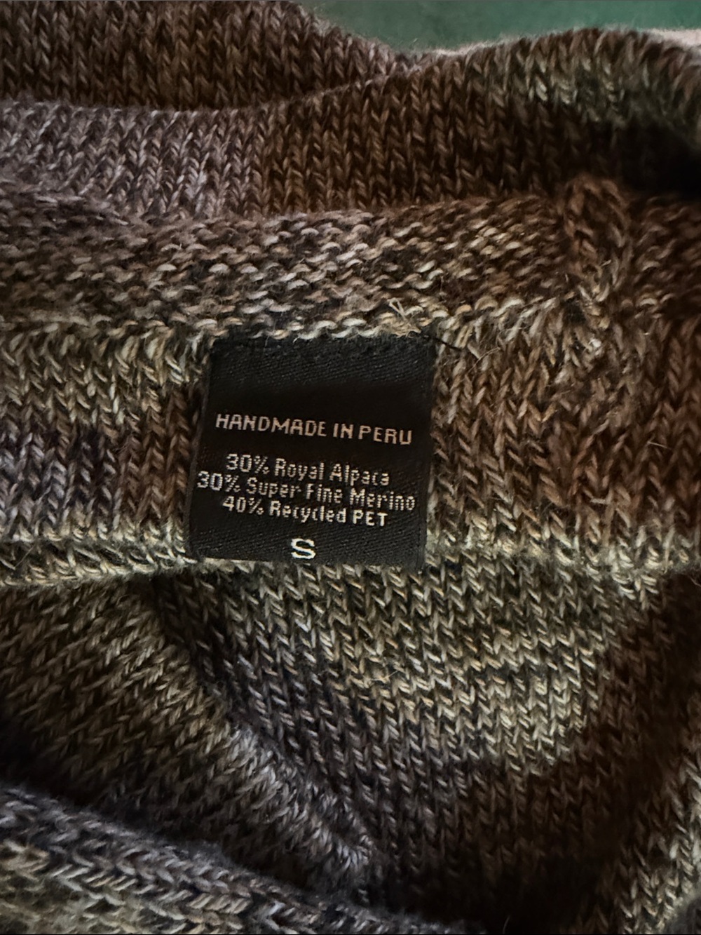 Women's Gray Crewneck Knit Sweater - Picture 4 of 4